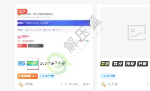 图片[2]-子比主题-子比文章前缀插件版(开源版)-解压狐